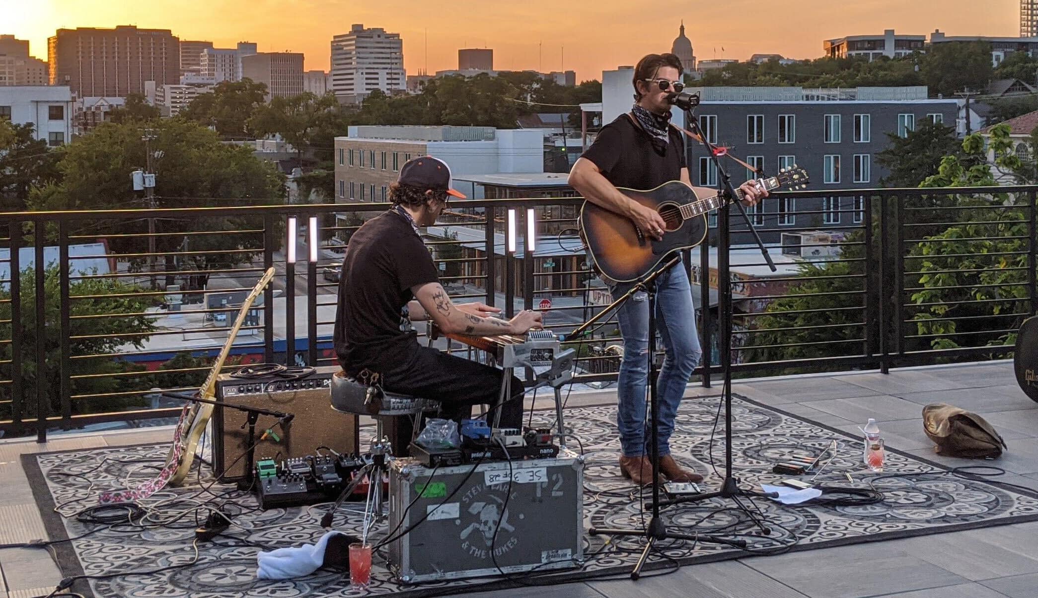 Rooftop Live Sunset
